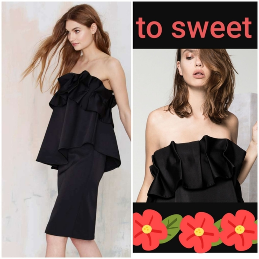 CAMEO THE LABEL SERENDIPITY STRAPLESS DRESS